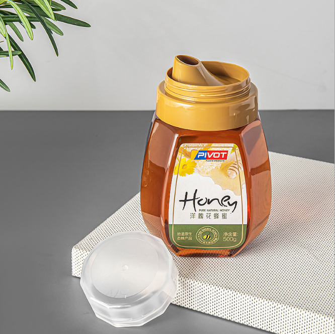 0.7L Honey Bottles Reflux Inlet Sealing di plastica stona la timbratura calda 0