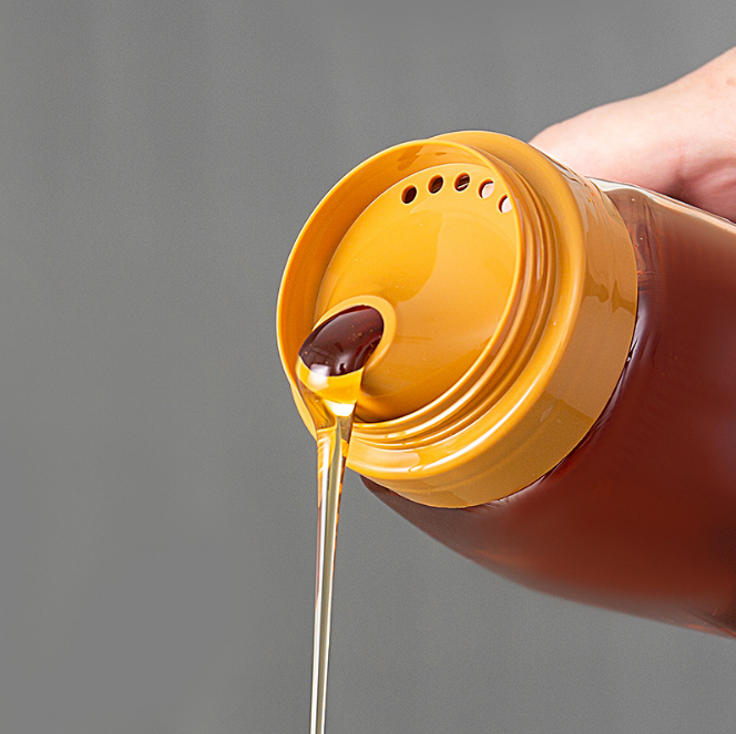 0.7L Honey Bottles Reflux Inlet Sealing di plastica stona la timbratura calda 1