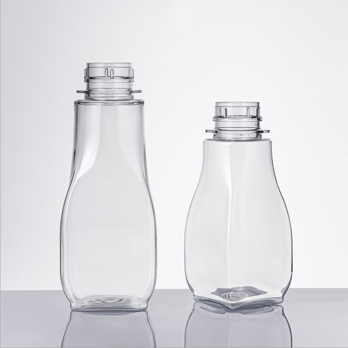 logo su ordinazione semplice di 10.5oz Sugar Syrup Squeeze Bottle 300g 250g 5