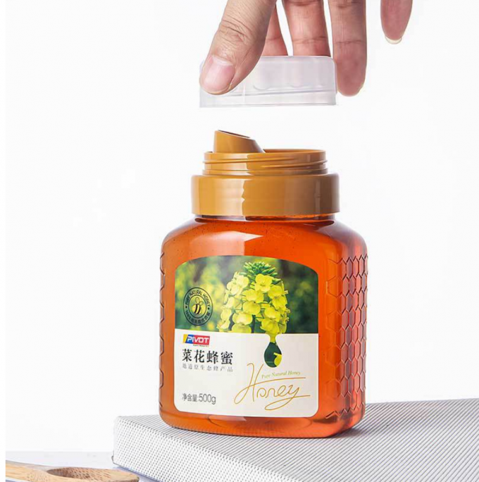 barattoli di plastica di 500g 700g Honey Plastic Beverage Bottles Reusable Squeezable 5