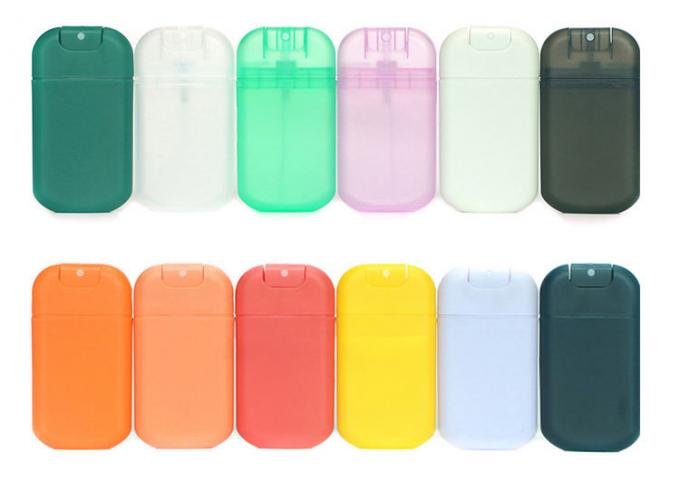 Riutilizzabile riciclabile quadrato della bottiglia 0.7oz 1oz 20ml 30ml dello spruzzo della carta di credito 1