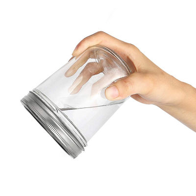 Good price il yogurt 4 Oz delle bottiglie di stoccaggio di vetro della prova della perdita 10oz ha imbottito Mason Jars Bulk in linea