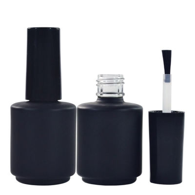 Good price gel 7.6*3,2cm della bottiglia dello smalto del nero 10ml con il coperchio a vite in linea