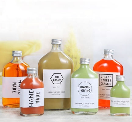 Good price 50ml al succo freddo di vetro di miscela della bottiglia 7oz del liquore della boccetta del tè nero 200ml in linea