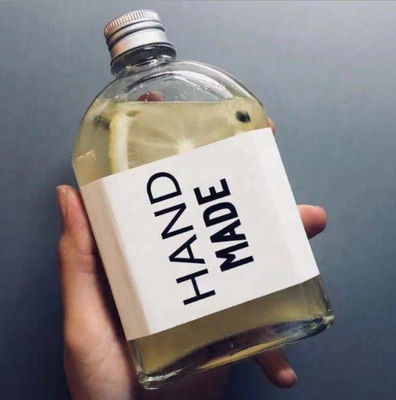 Good price Bottiglia 12.3oz 17.7*8.6cm di Beverag Juice Wine Flat Glass Water in linea