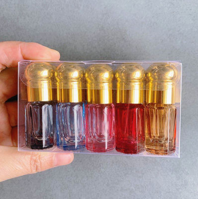 Good price Bottiglia di vetro ottagonale cosmetica dei contenitori 6ml 3ml chiaro di vetro del rullo in linea