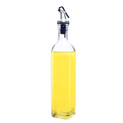 Good price 350ml 500ml ha ispessito l'insieme dell'erogatore dell'all'aceto e di Crystal Glass Bottles Olive Oil in linea