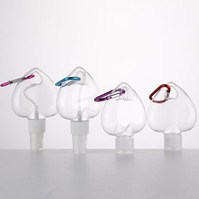 Good price lo spruzzo a catena chiave dell'alcool di 60ml 50ml imbottiglia l'ANIMALE DOMESTICO vuoto del gancio del cuore in linea