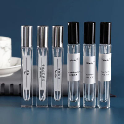 Good price i contenitori cosmetici di vetro 10ml di 18*106mm spruzzano il peso leggero di TUV delle bottiglie di profumo in linea