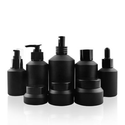 Good price 200ml Amber Glass Cosmetic Containers 7oz per l'olio essenziale della lozione in linea