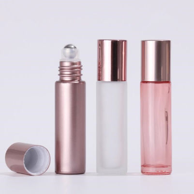 Good price timbratura cosmetica di Rose Gold Roller Bottles Hot dei contenitori di vetro 5ml in linea