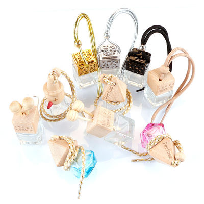 Good price Diffusore d'attaccatura dell'olio essenziale della bottiglia di vetro del profumo dell'automobile, bevanda rinfrescante di aria dell'automobile di aromaterapia in linea